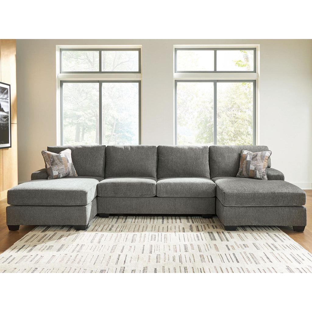 Clarington 3 Piece Sectional with Double Chaise