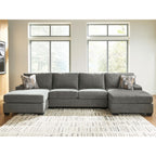 Clarington 3 Piece Sectional with Double Chaise