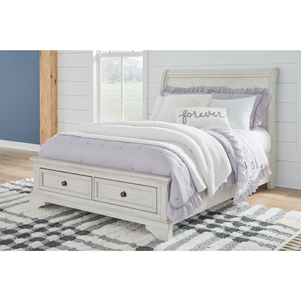 Robbinsdale Full Sleigh Storage Bed