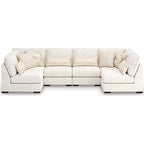 Donelson Creek 6 Piece Sectional - Vanilla