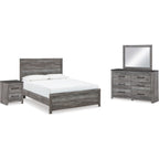 Bronyan 6 Piece Panel Bedroom