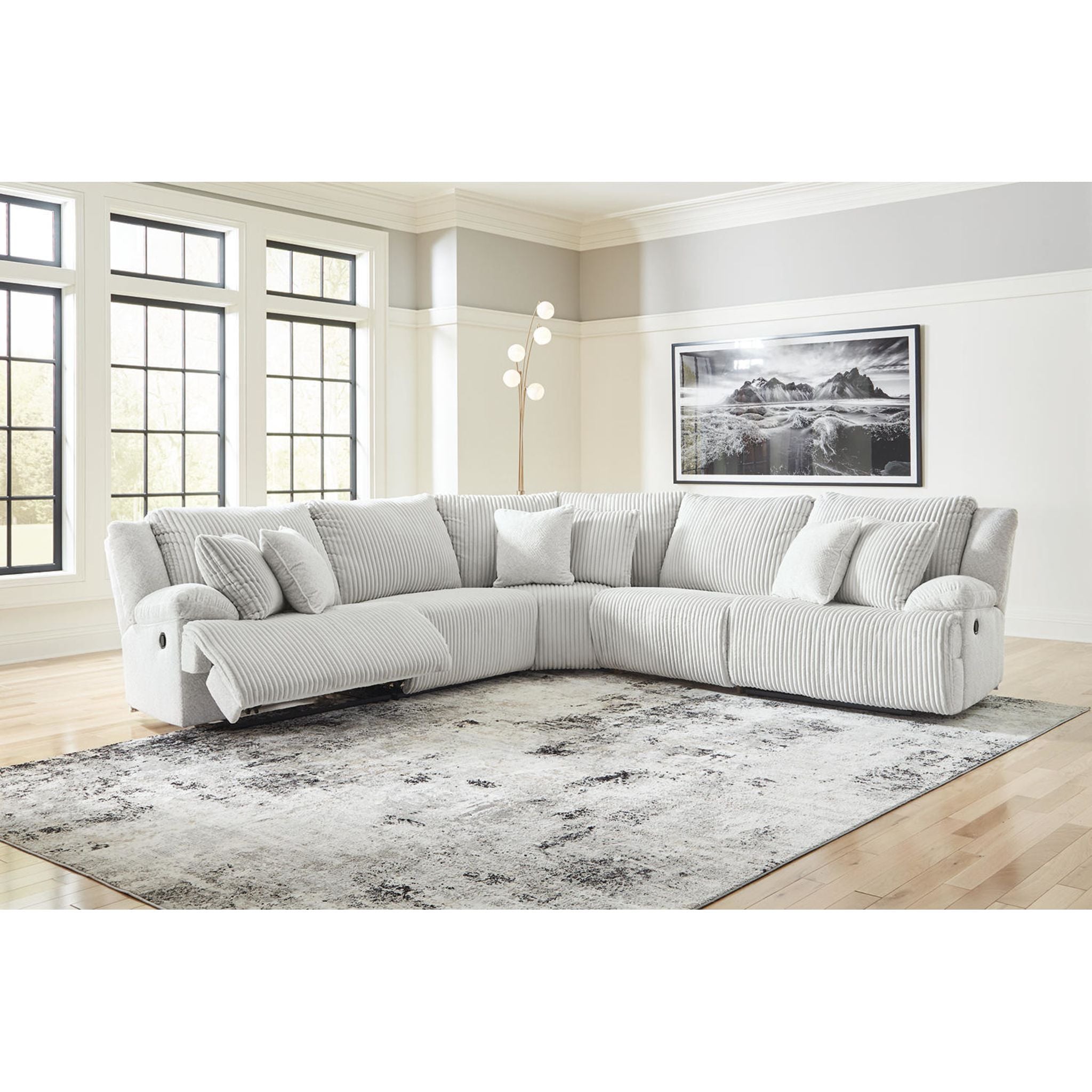 Top Tier 5 Piece Reclining Sectional