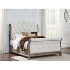 Ardenfield Sleigh Bed - Light Brown