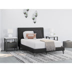 Cadmori Full Upholstered Bed - Black