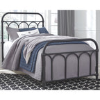Nashburg Metal Bed - Black