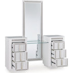 Chalanna Vanity and Mirror - White