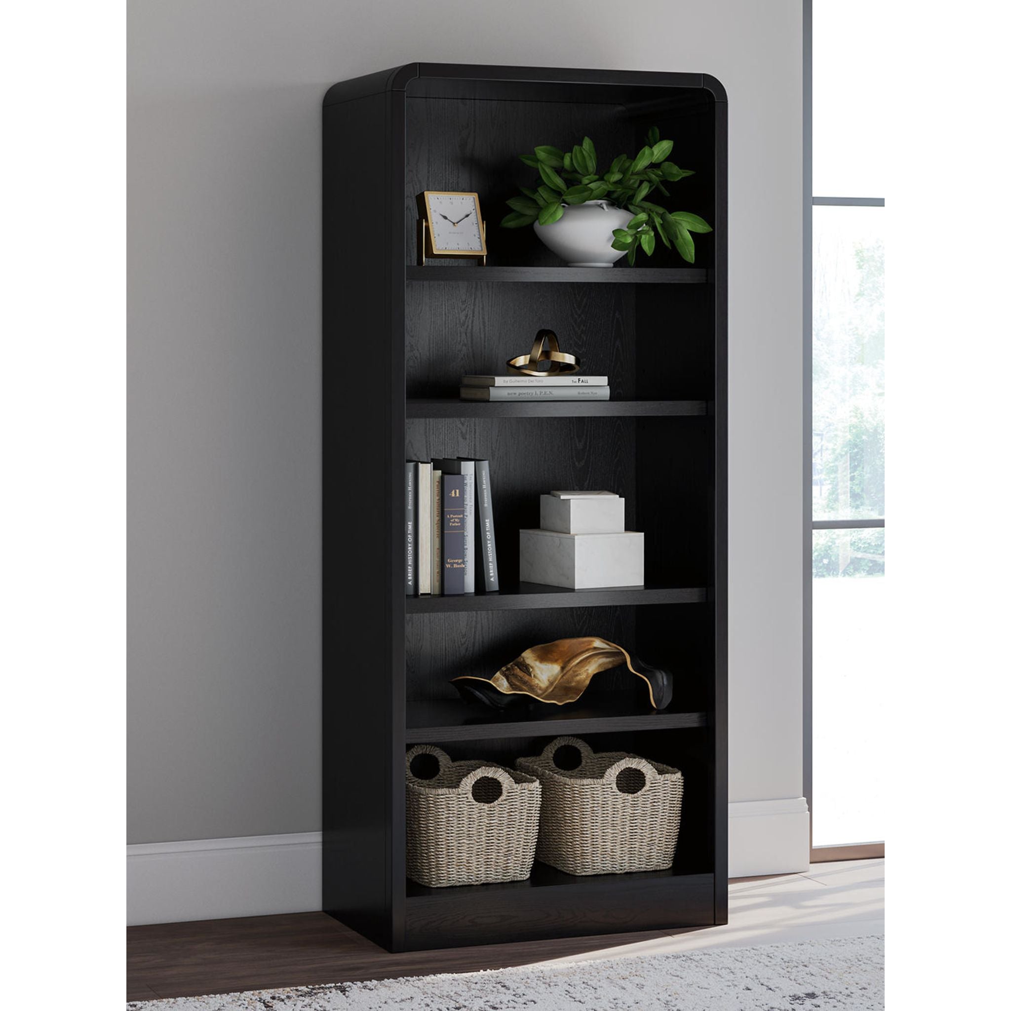 Rowanbeck Bookcase - Black