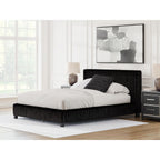 Zuraleus Queen Upholstered Bed - Black