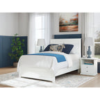 Bostwick Shoals Panel Bed - White