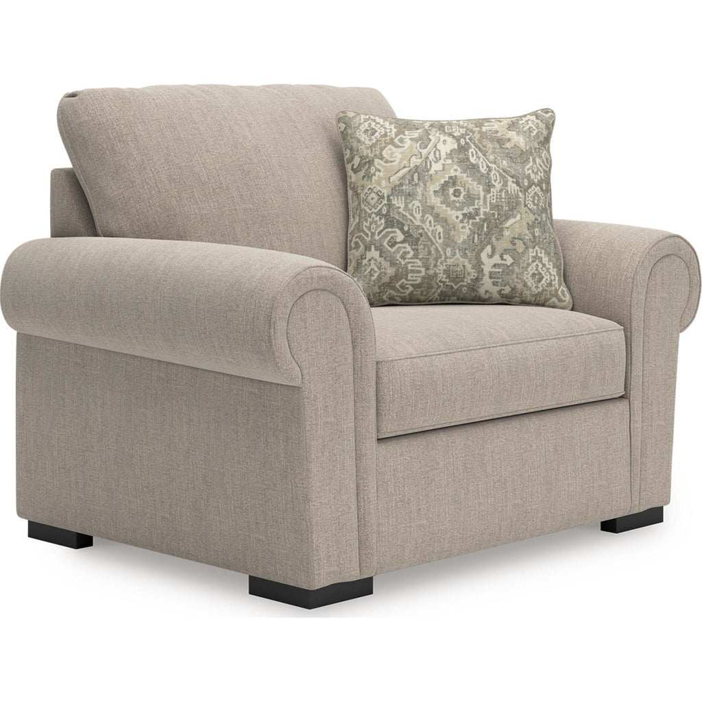 Sararose Oversized Chair - Heather