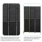 3 Panel Room Dividers and Folding Privacy Screen Natural Wooden Room Partitions 6ft Wall Divider for Room Separation