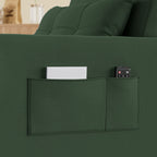 3-in-1 Adjustable Sleeper Sofa Bed, Pull Out Chair Sofa, Convertible Folding Bed for Living Room