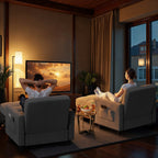 3-in-1 Pull-Out Sofa Bed Sleeper Chair , Convertible Adjustable Foldable Upholstered Lounge Couch