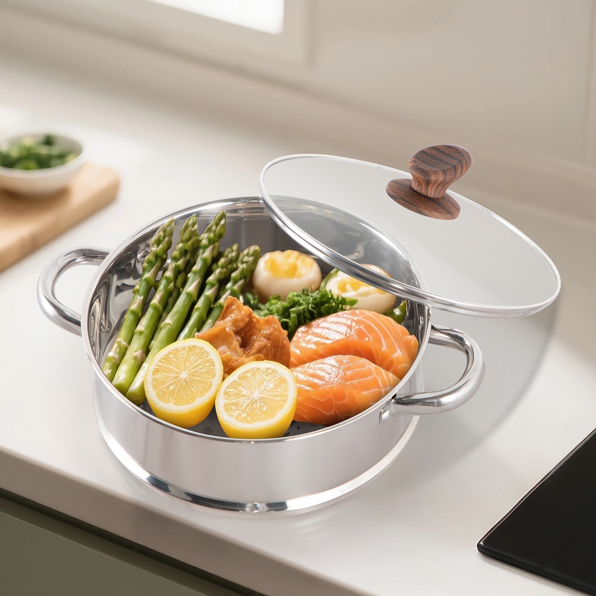 30-Piece Kitchen Granite Cookware and Bakeware Set, Cooking Pans Set Non-Stick Pots and Pans Set