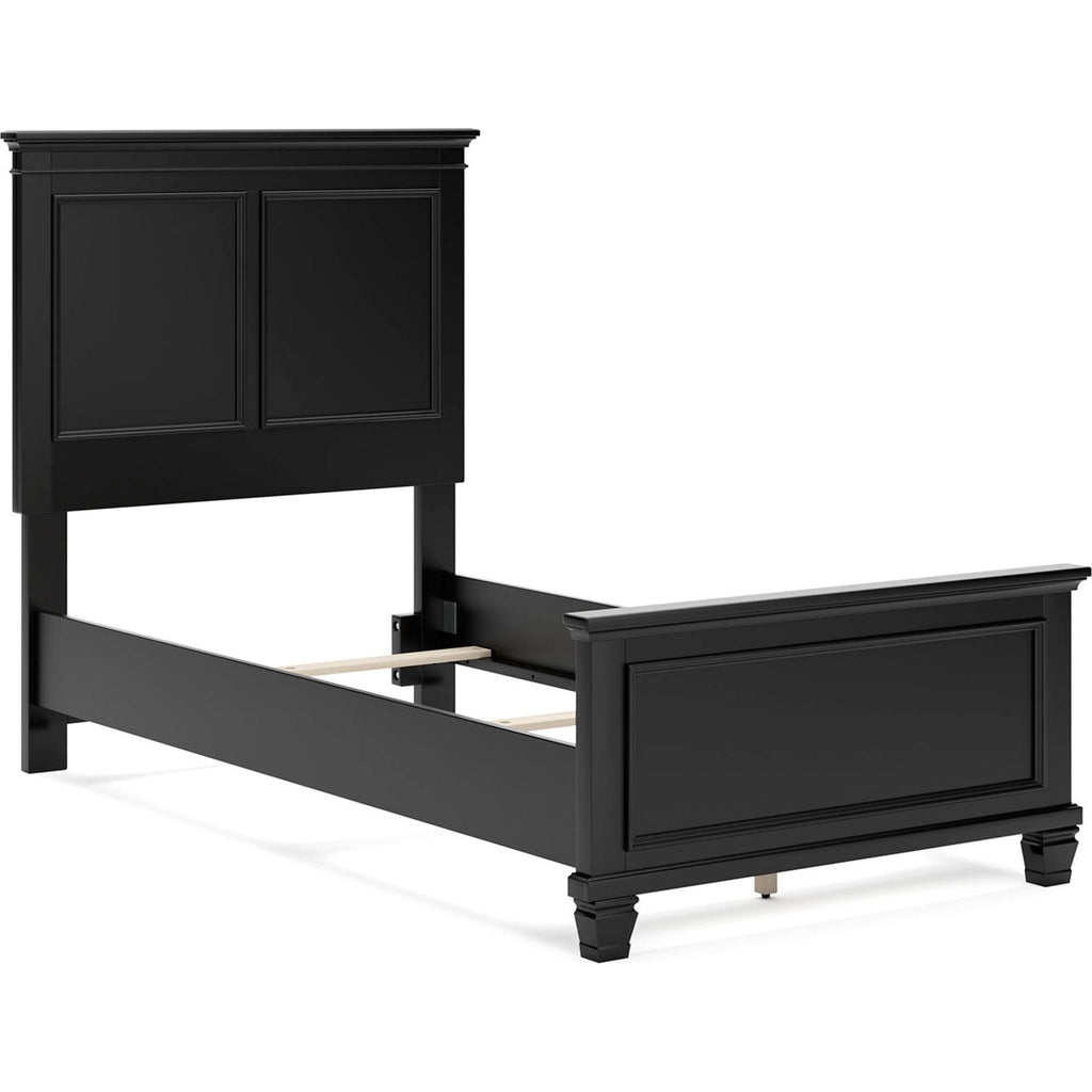 Lanolee 6 Piece Panel Bedroom - Black