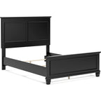 Lanolee 6 Piece Panel Bedroom - Black