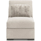 Cuddle Plush 8 Piece Modular Sectional with Ottomans - Arctic