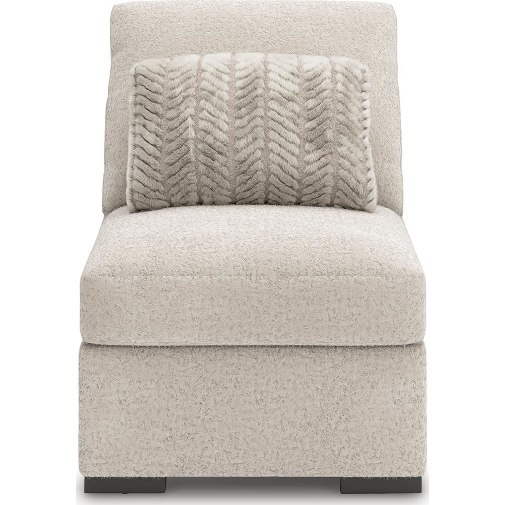 Cuddle Plush 8 Piece Modular Sectional with Ottomans - Arctic