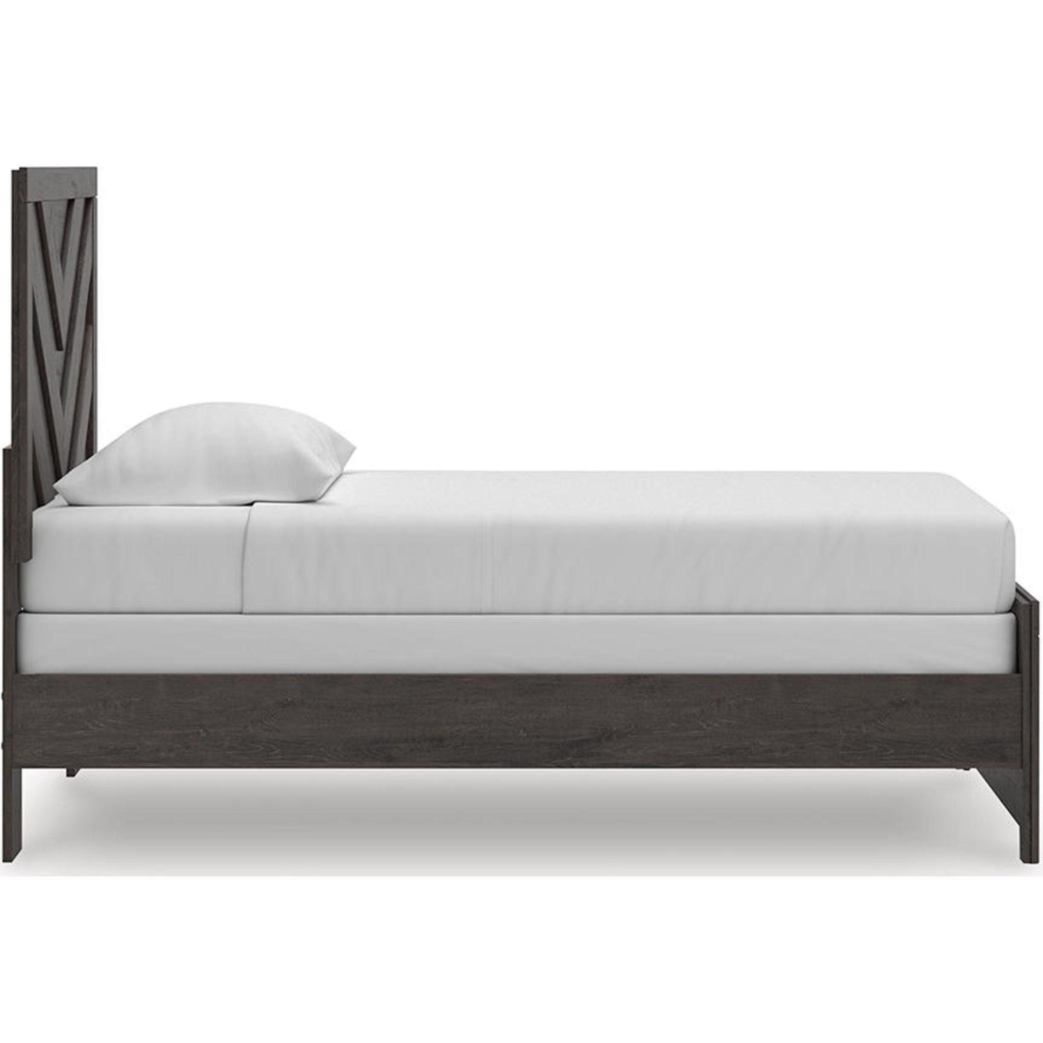 Prendonea Twin Panel Bed - Charcoal