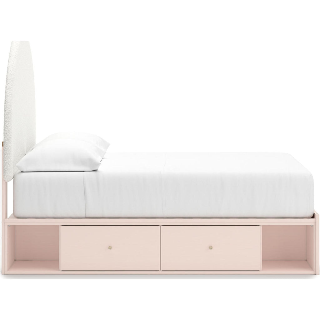 Wistenpine Full Storage Bed - Blush