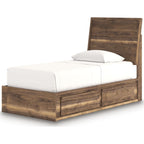 Chirason Twin Storage Bed - Brown
