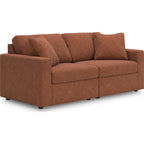 Modmax 6 Piece Modular Sectional with Chaise and Storage Console