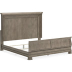 Lexorne 6 Piece King Sleigh Bedroom - Gray