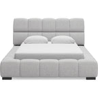 Grendusk Upholstered Bed - Light Gray