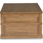 Sharlance Rectangle Lift Cocktail Table - Light Brown