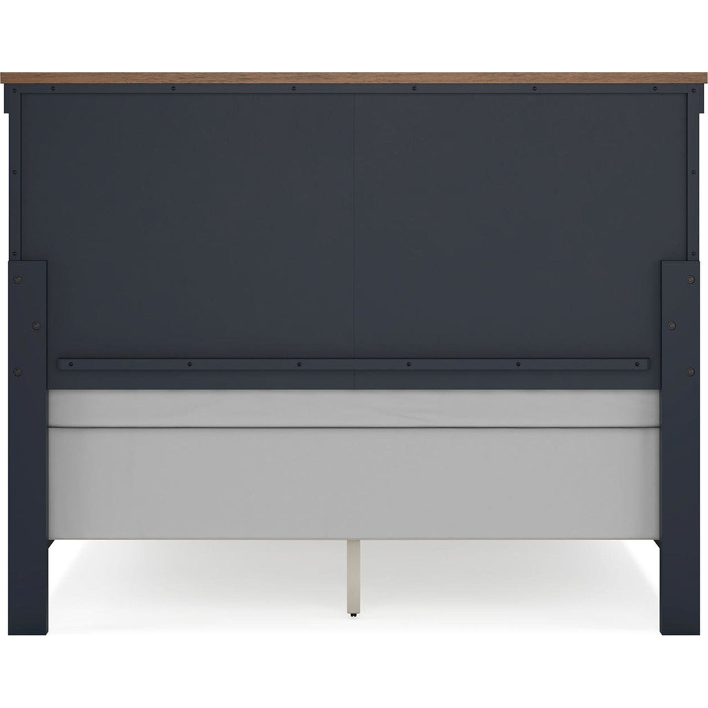 Landocken 6 Piece Queen Panel Bedroom - Blue/Brown