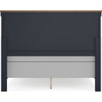 Landocken 6 Piece Queen Panel Bedroom - Blue/Brown