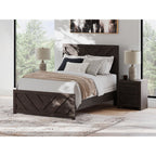 Prendonea Full Panel Bed - Charcoal