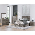 Graystorm Full Storage Bed - Brown Gray