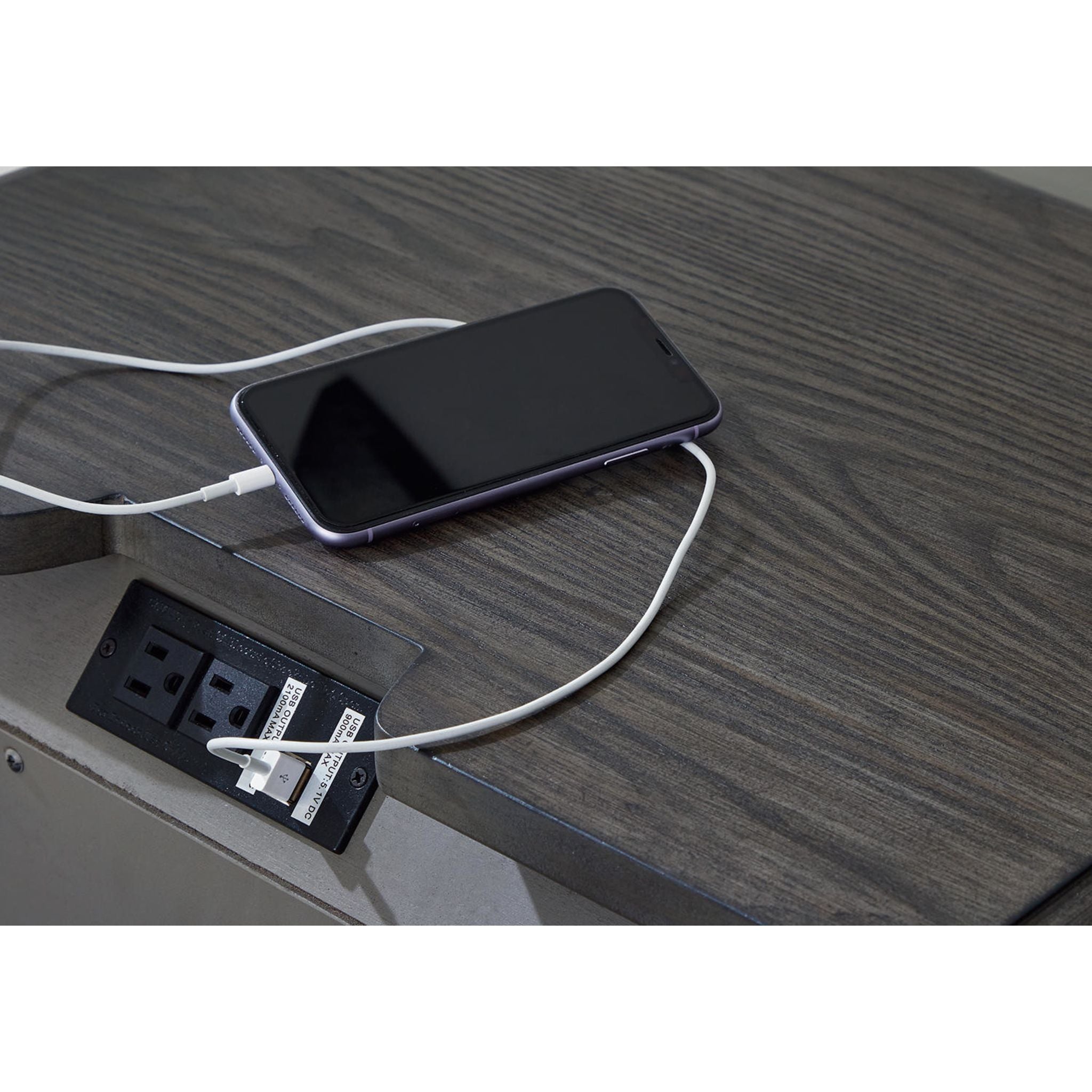 Montillan 6 Piece King Panel Bedroom - Grayish Brown