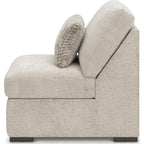 Cuddle Plush 8 Piece Modular Sectional with Ottomans - Arctic