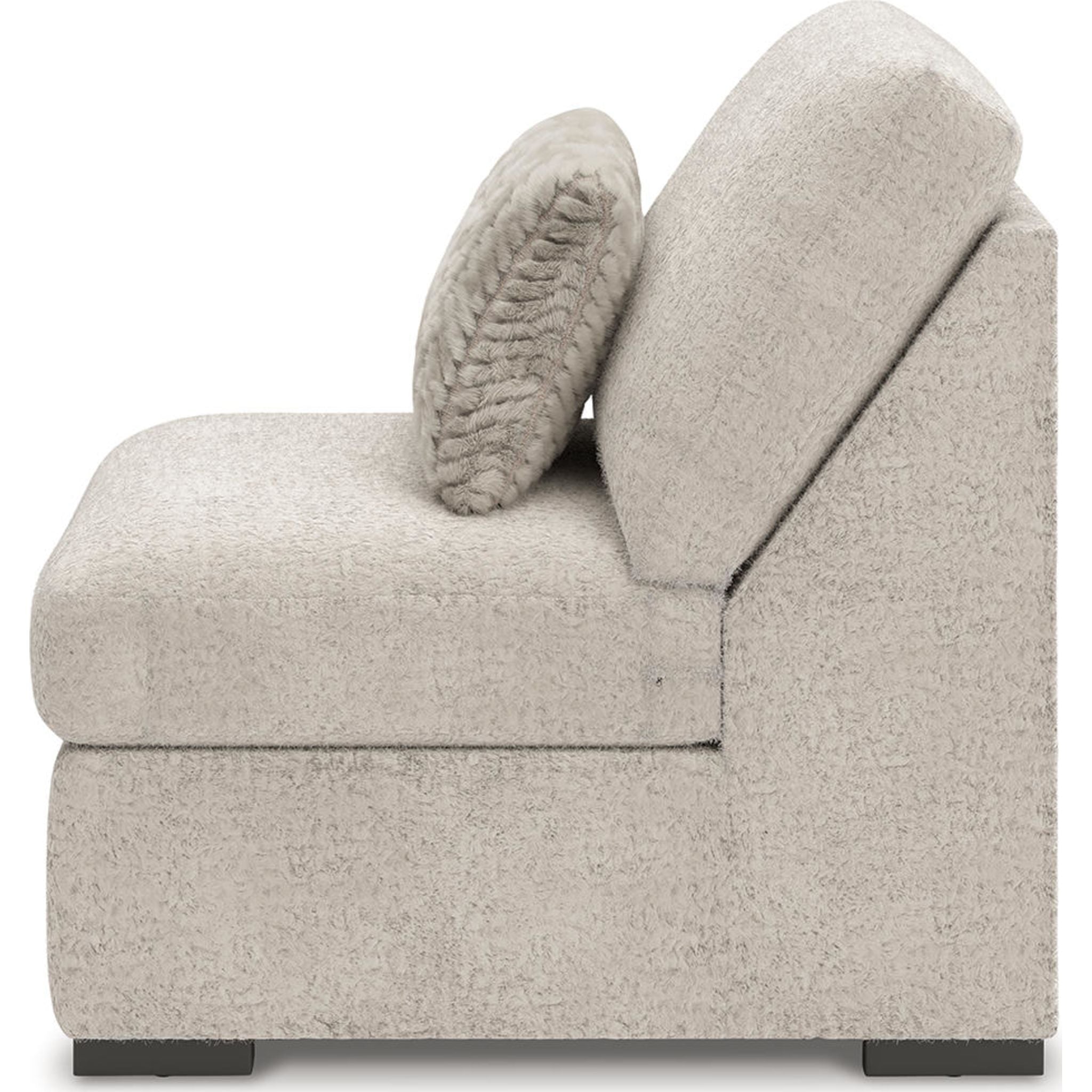 Cuddle Plush 8 Piece Modular Sectional with Ottomans - Arctic