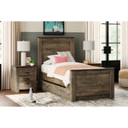 Trinell Twin Bed - Brown