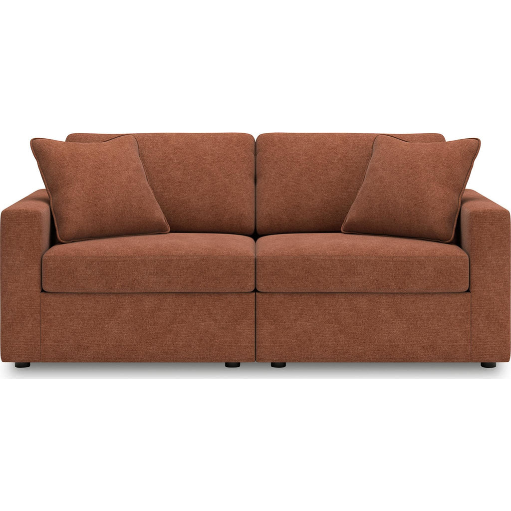 Modmax 6 Piece Modular Sectional with Chaise and Storage Console