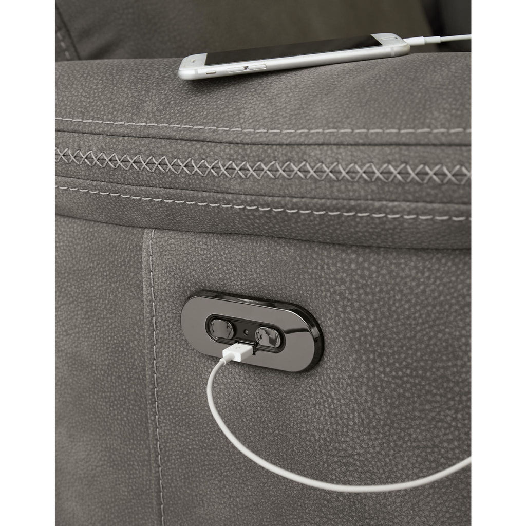 Next-Gen Power Reclining Loveseat with Console - Slate