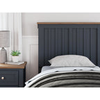 Landocken 6 Piece Panel Bedroom - Blue/Brown