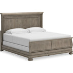 Lexorne 6 Piece King Sleigh Bedroom - Gray