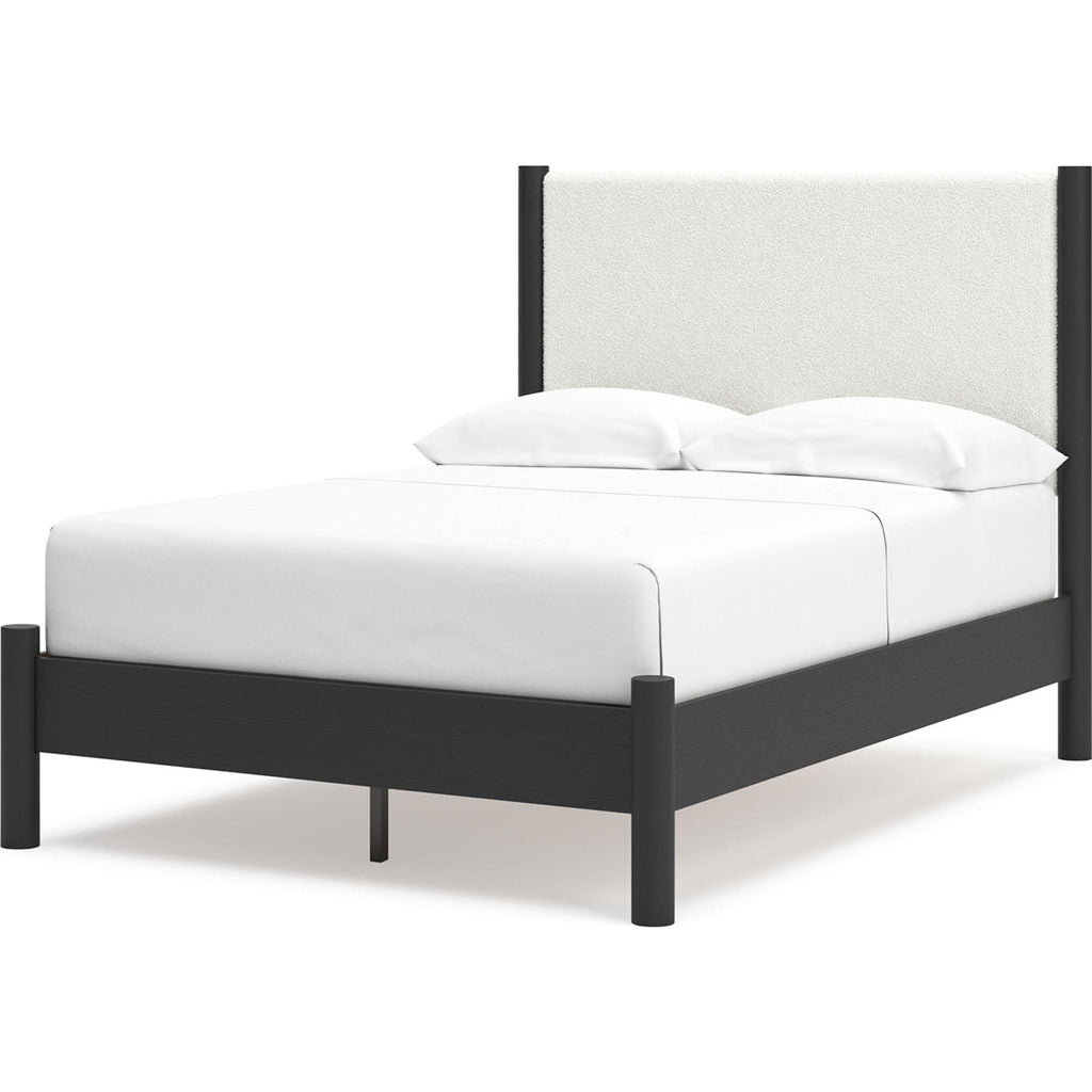 Cadmori 6 Piece Full Platform Bedroom - Black/White