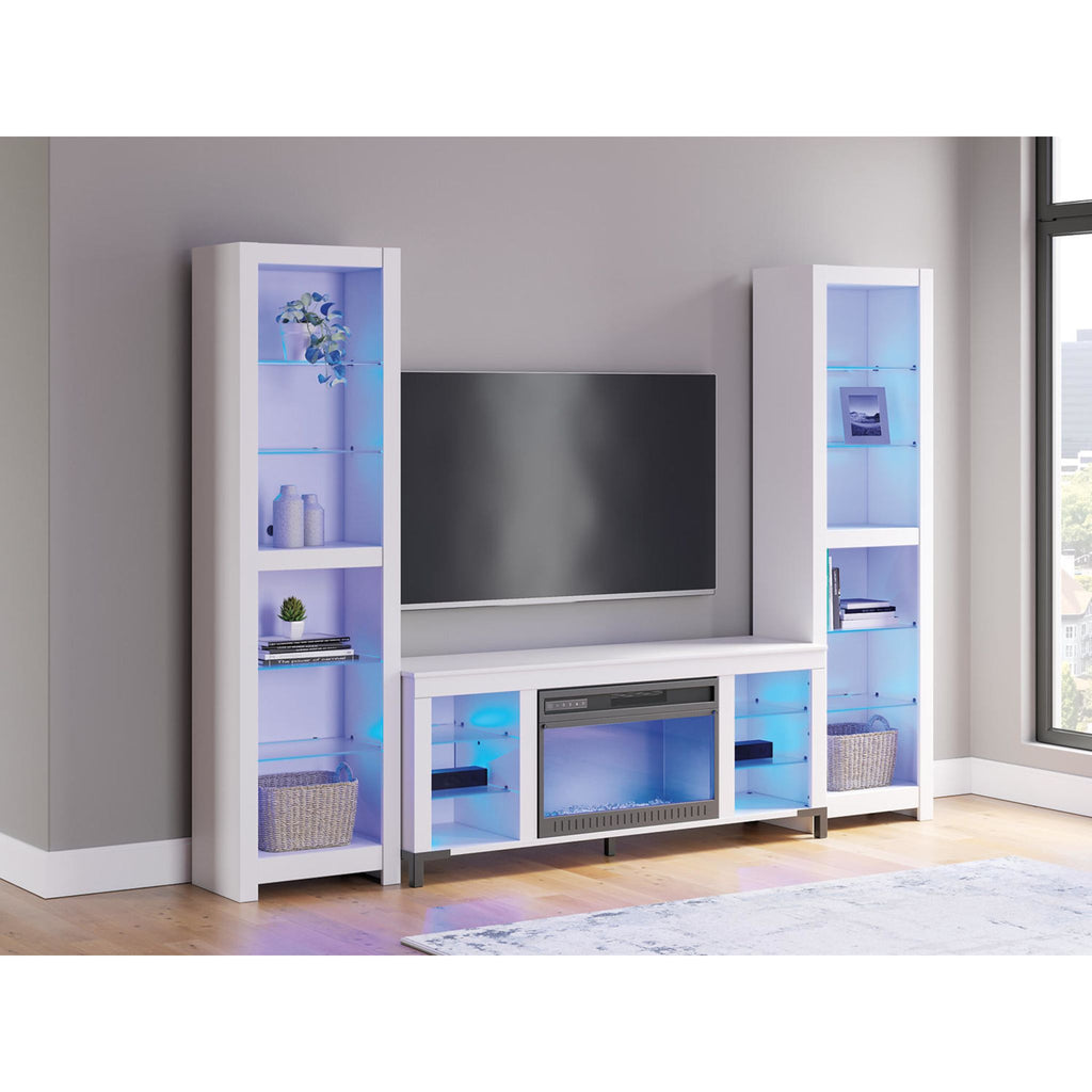 Brollevi 3 Piece Entertainment Unit - White