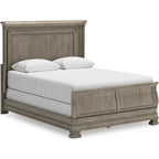 Lexorne 6 Piece Queen Sleigh Bedroom - Gray