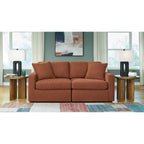 Modmax 6 Piece Modular Sectional with Chaise and Storage Console