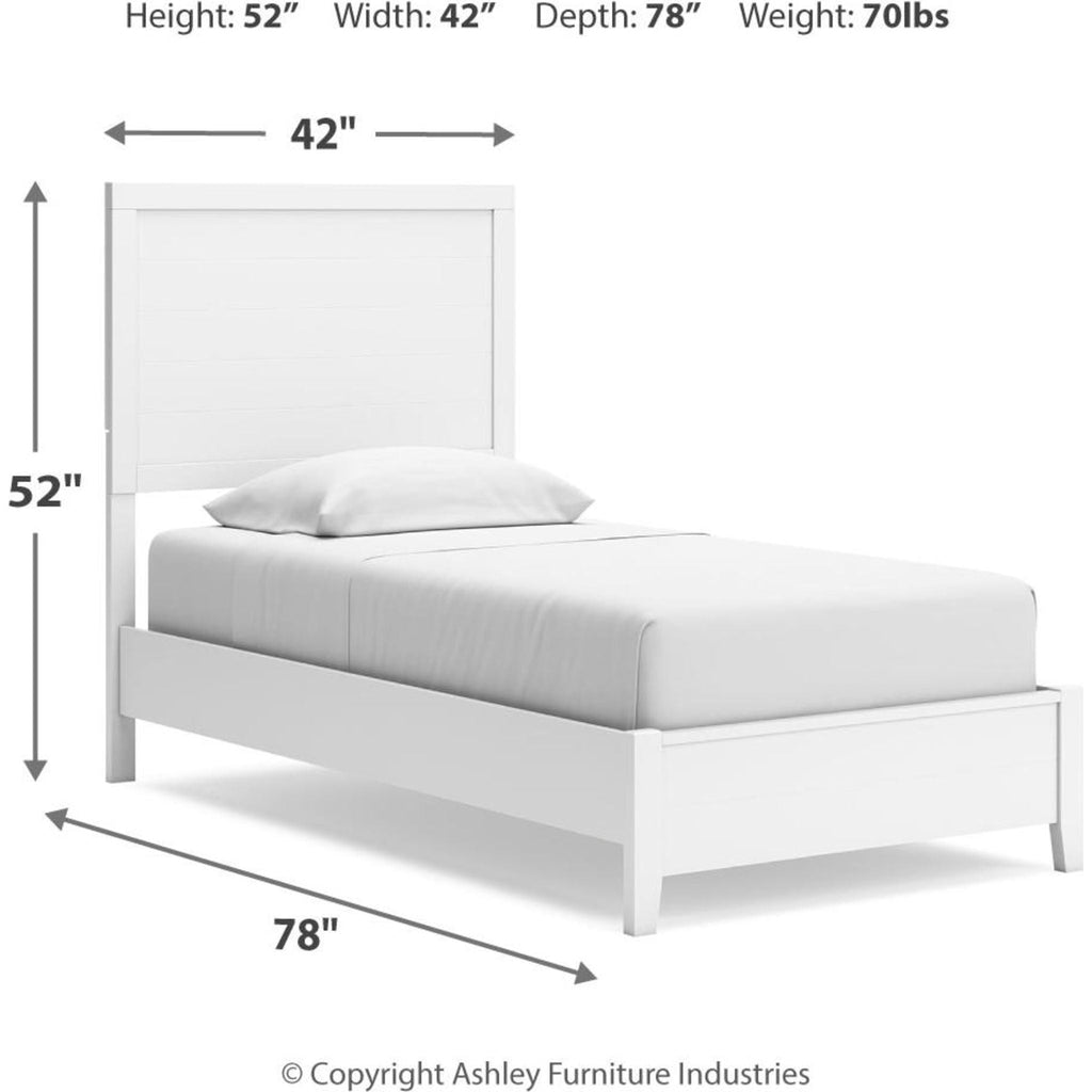 Binterglen 6 Piece Twin Panel Bedroom - White