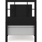 Covetown 6 Piece Twin Panel Bedroom - Dark Brown