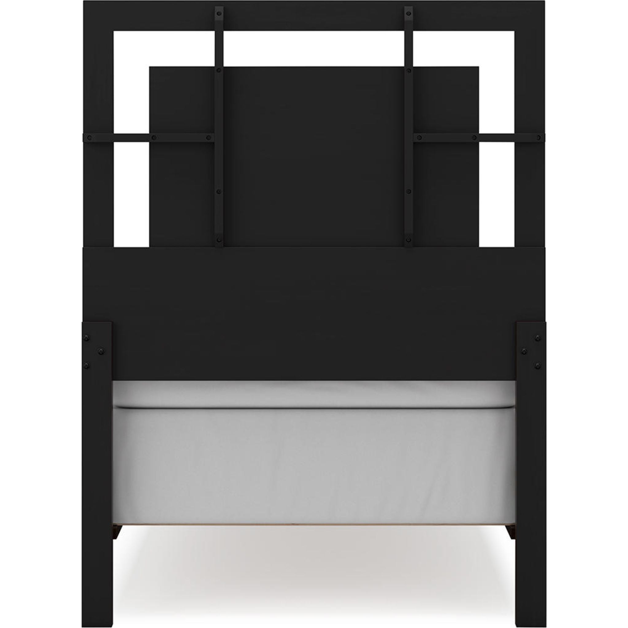 Covetown 6 Piece Twin Panel Bedroom - Dark Brown