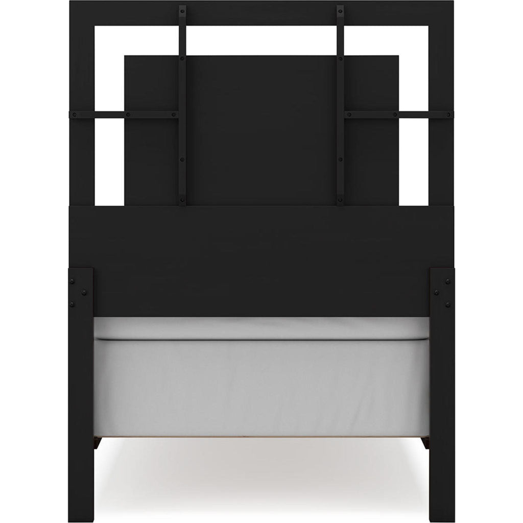 Covetown 6 Piece Twin Panel Bedroom - Dark Brown