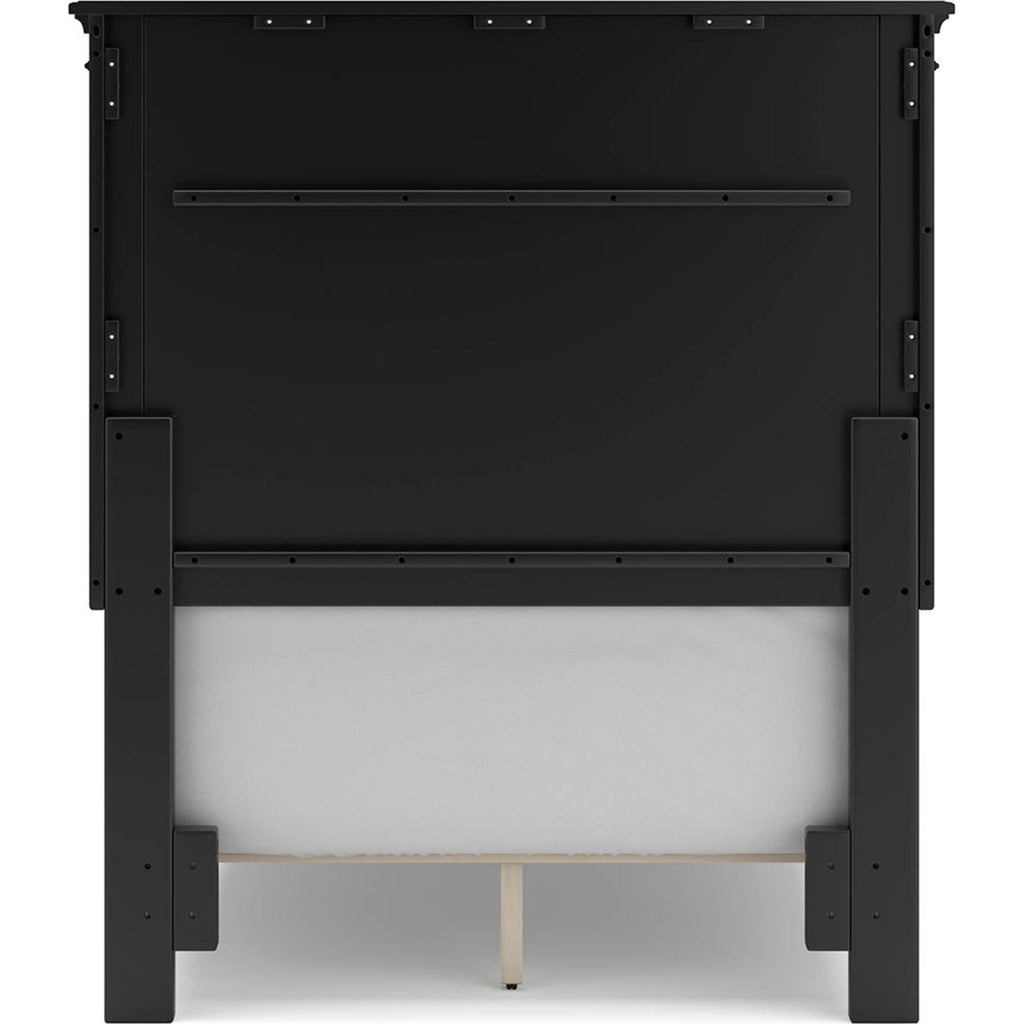 Lanolee 6 Piece Panel Bedroom - Black